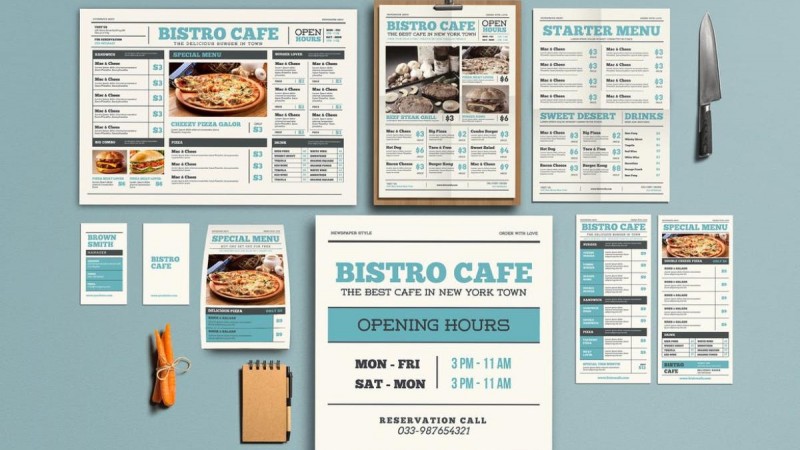 Поліграфія для кафе та ресторанів