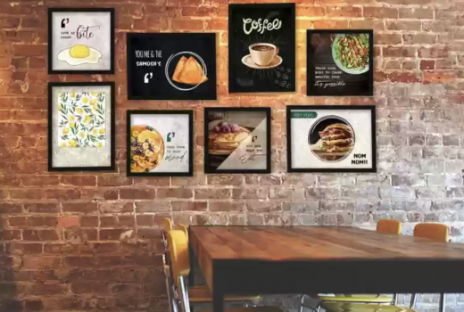 Постери та плакати в оформленні ресторанів: переваги та рекомендації