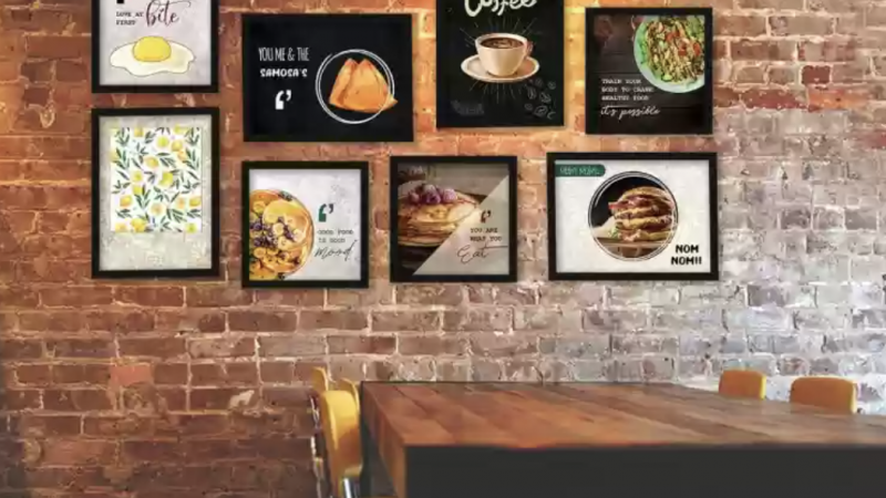 Постери та плакати в оформленні ресторанів: переваги та рекомендації