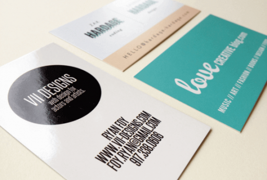 Як вибрати папір для друку візиток